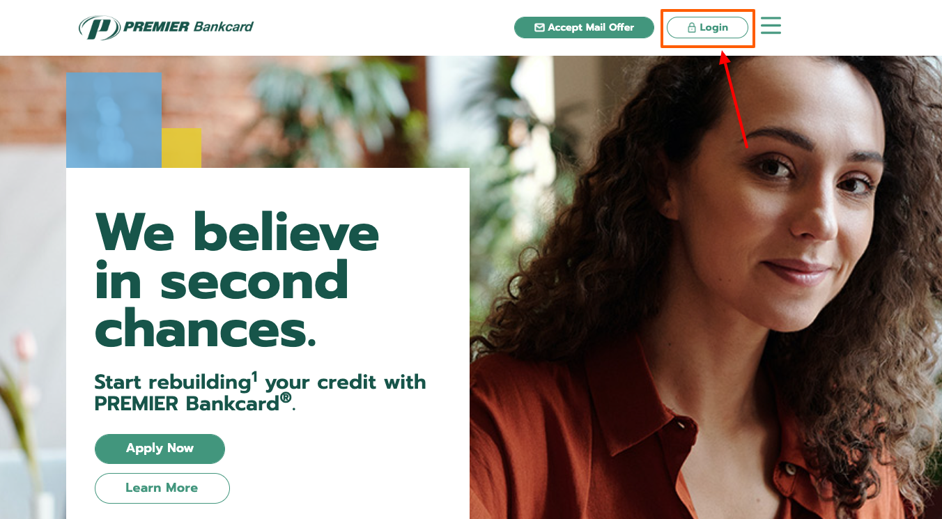my premier credit card login