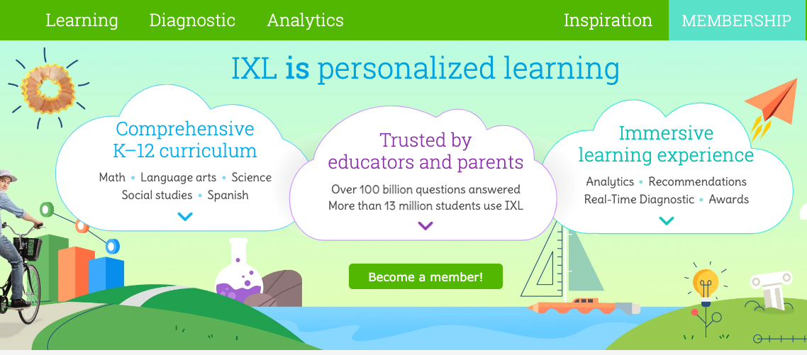 IXL Login Process at www.ixl.com