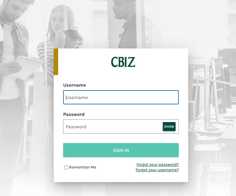 cbiz login